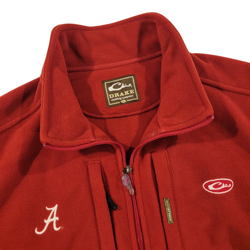 Alabama Drake Waterfowl Vest Mens XL Red NCAA Football Magnattach EUC
